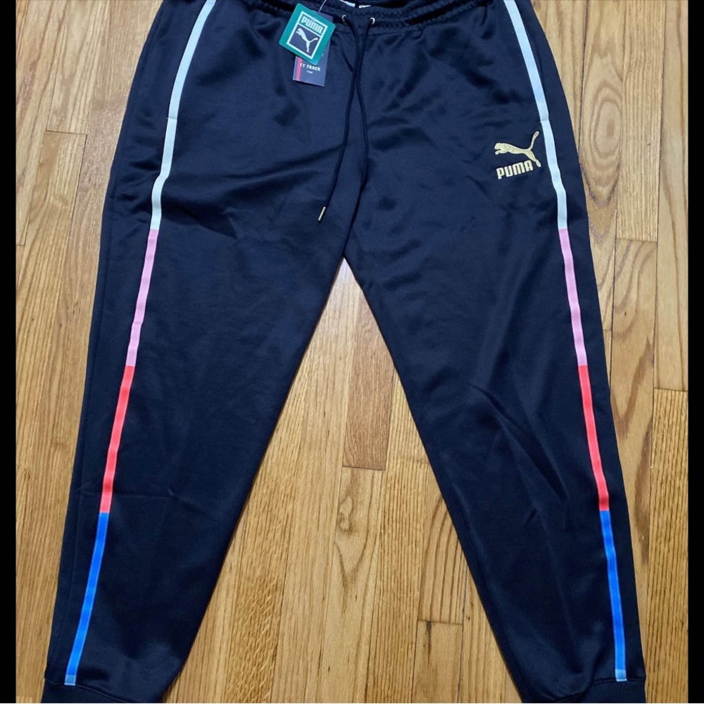 PUMA MENS XXL BLACK TRAINING JOGGER PANTS NEW !!!